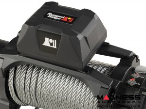 Jeep Gladiator Trekker Winch w/ Synthetic Rope & Waterproof/Wired Remote - 12,500 LBS